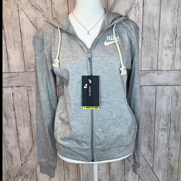 Nike Tops - NWT Nike Women's Heather Gray Hoodie
